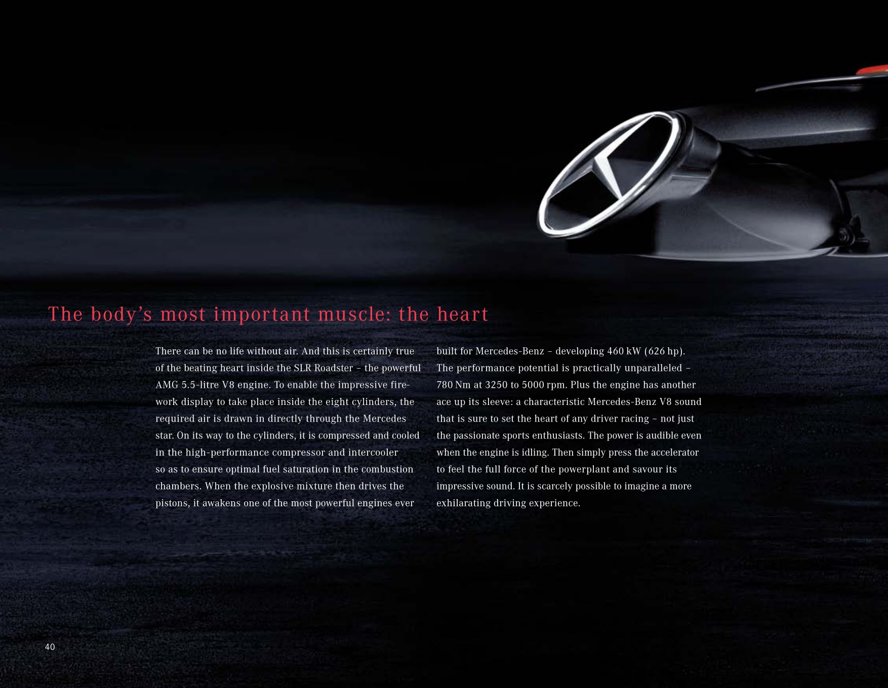 2008 Mercedes-Benz SLR Brochure Page 12